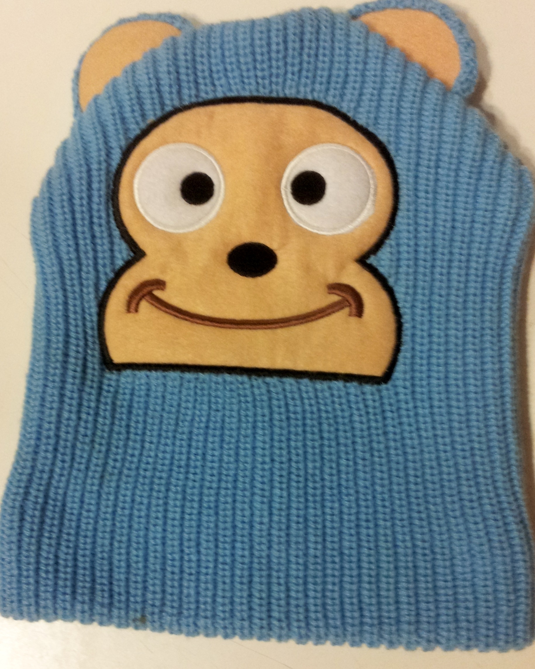 cute monkey knit beanie/hat