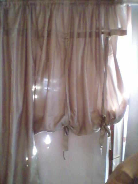 gold balloon shade curtains