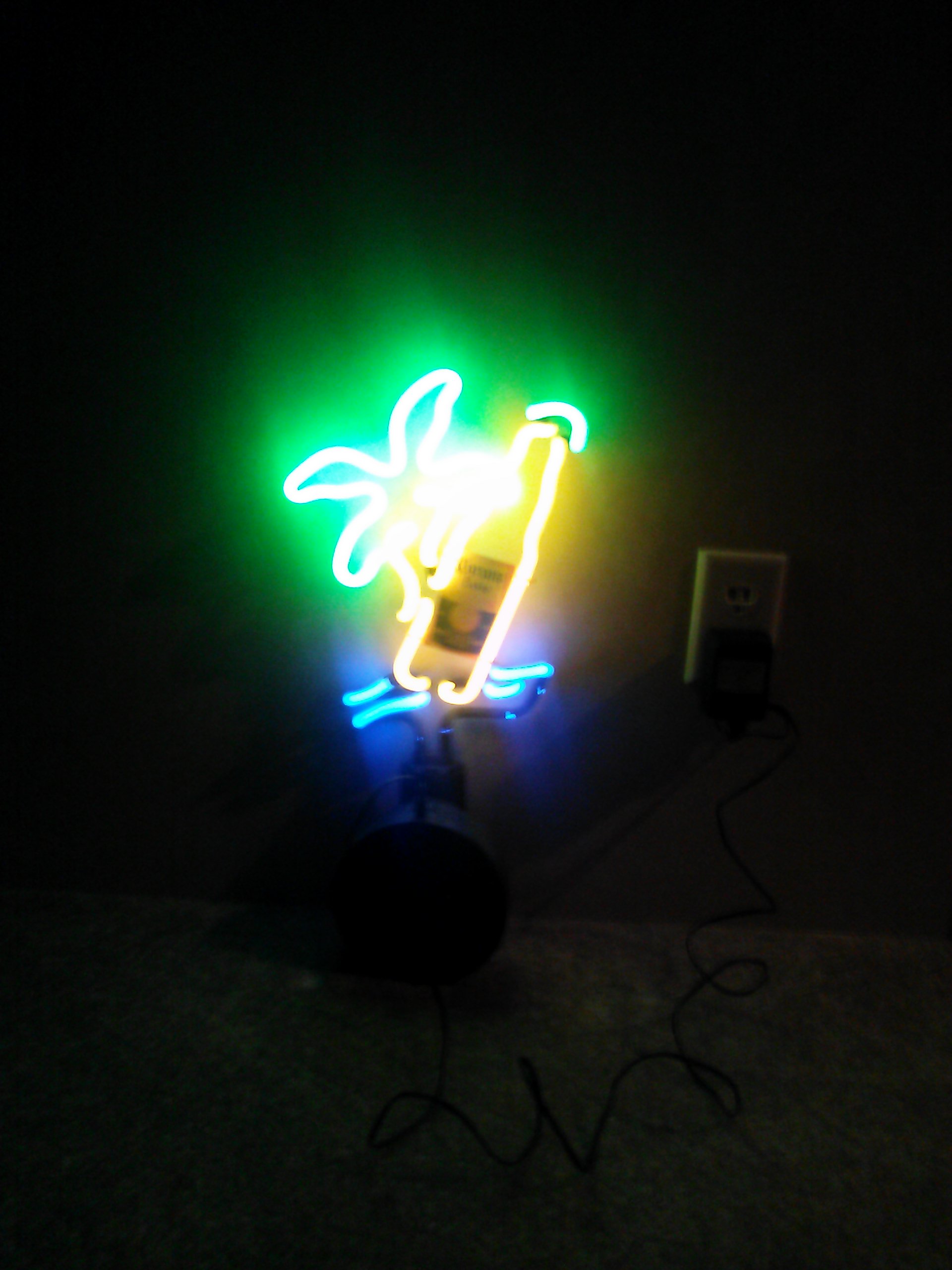 Neon Corona Bar Light (lights up)