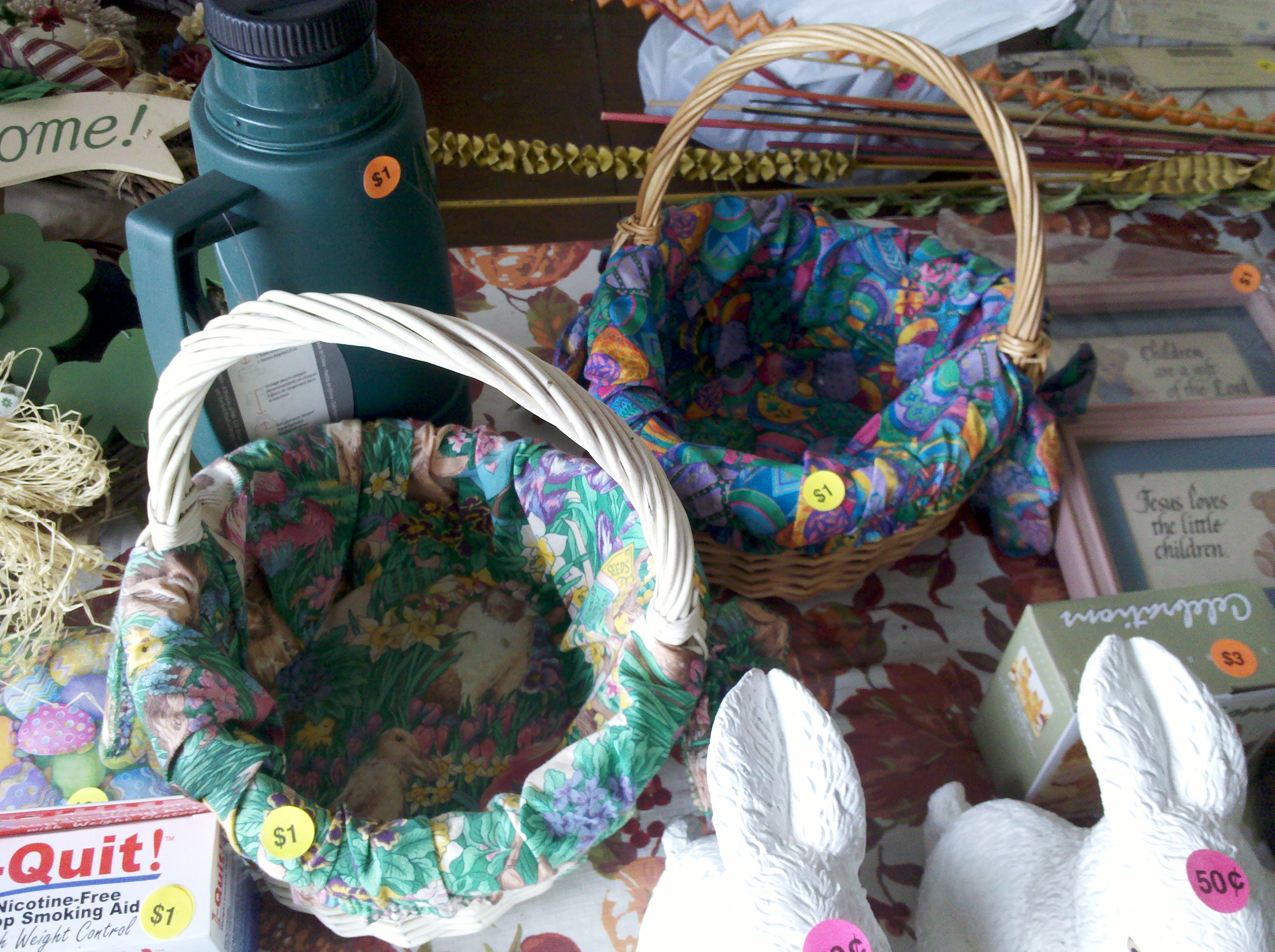 Easter basket with Easter Egg Lining