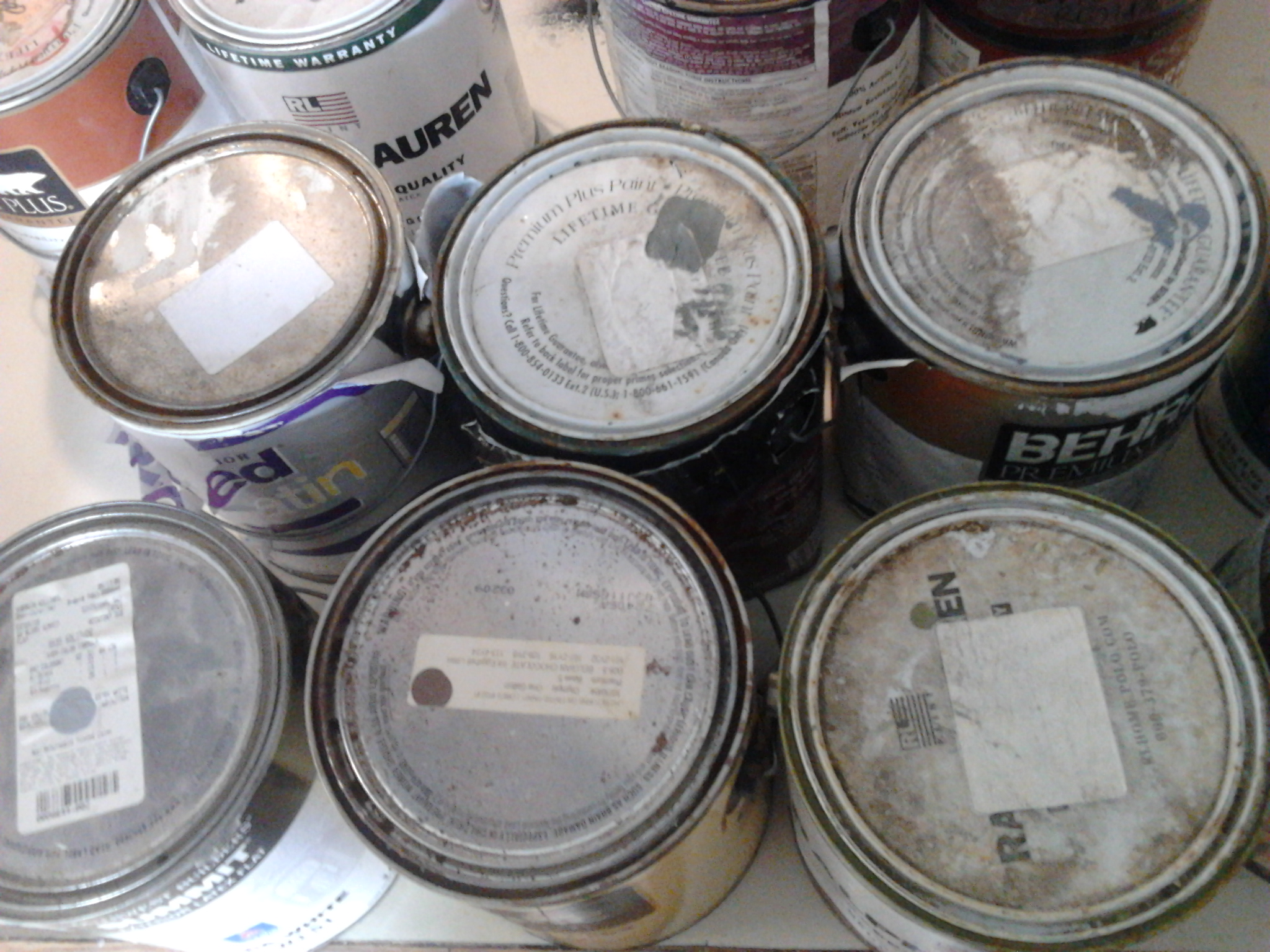 Assorted House Paint - Interior and Exterior