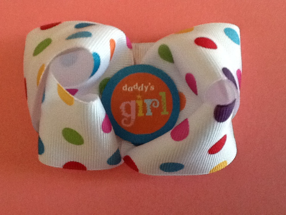 Daddy\'s girl hairbow