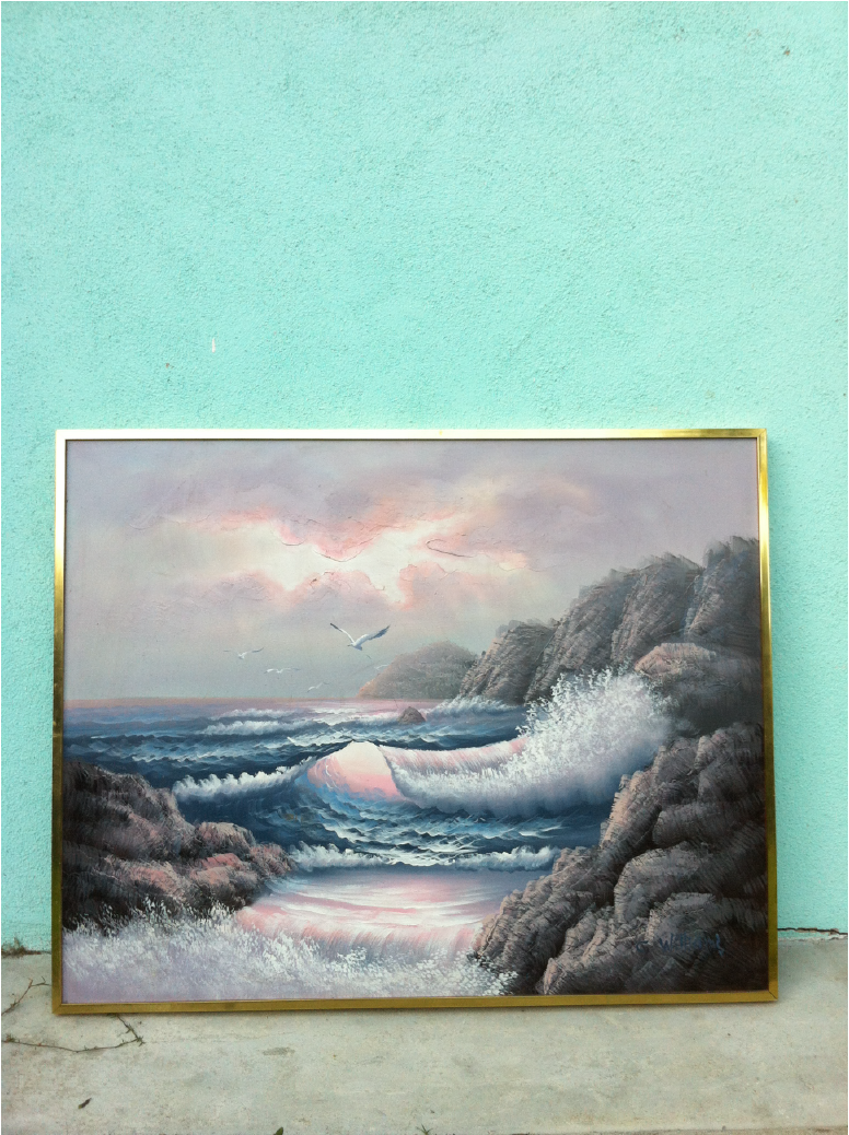 Extra Large Sea Ocean Wave Oil Painting