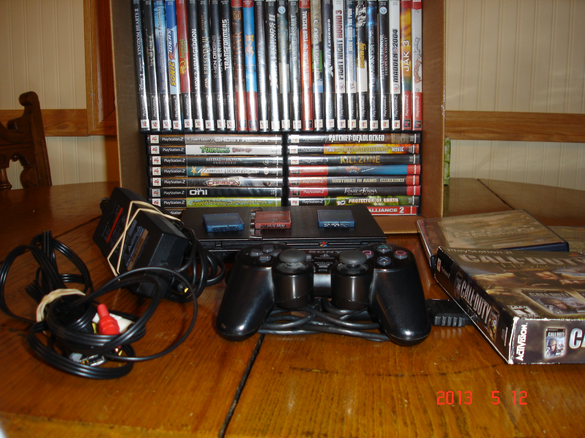Playstation 2 (Slim); 47 Games, controller & 4 memory cards