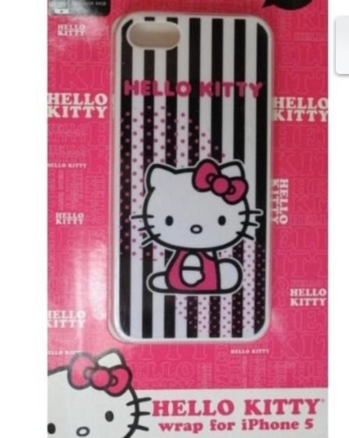 Iphone 5 HELLO KITTY wrap close fitting slip on CASE protection