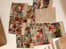 Antique Sunday School lesson cards with pictures