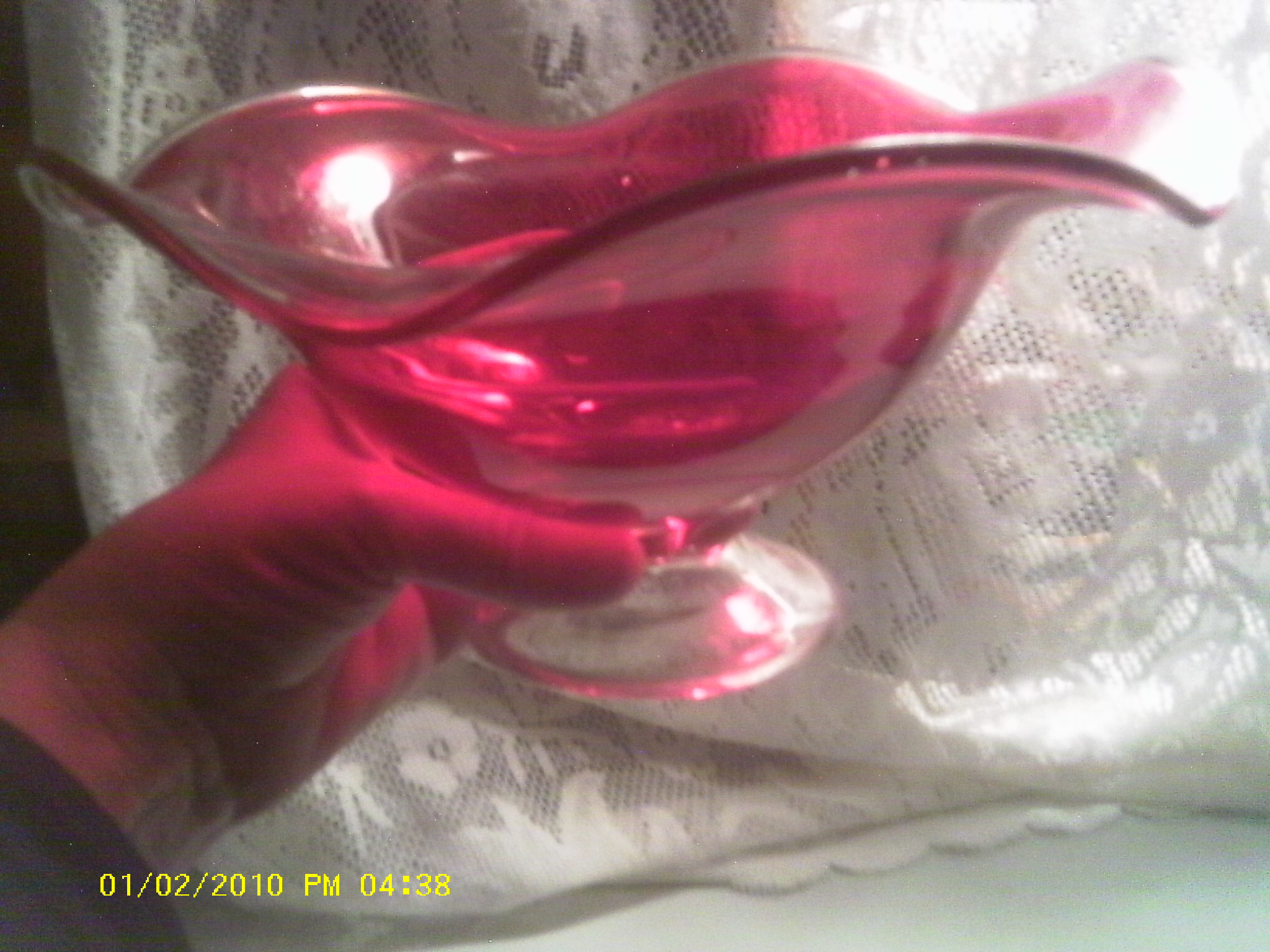 Ruby Red Pedistal Candy Dish