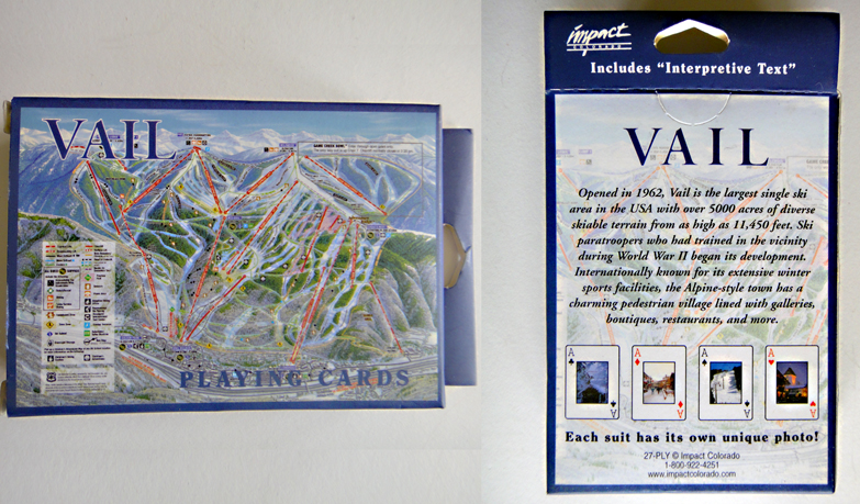 Vail Ski Resort Playing Cards