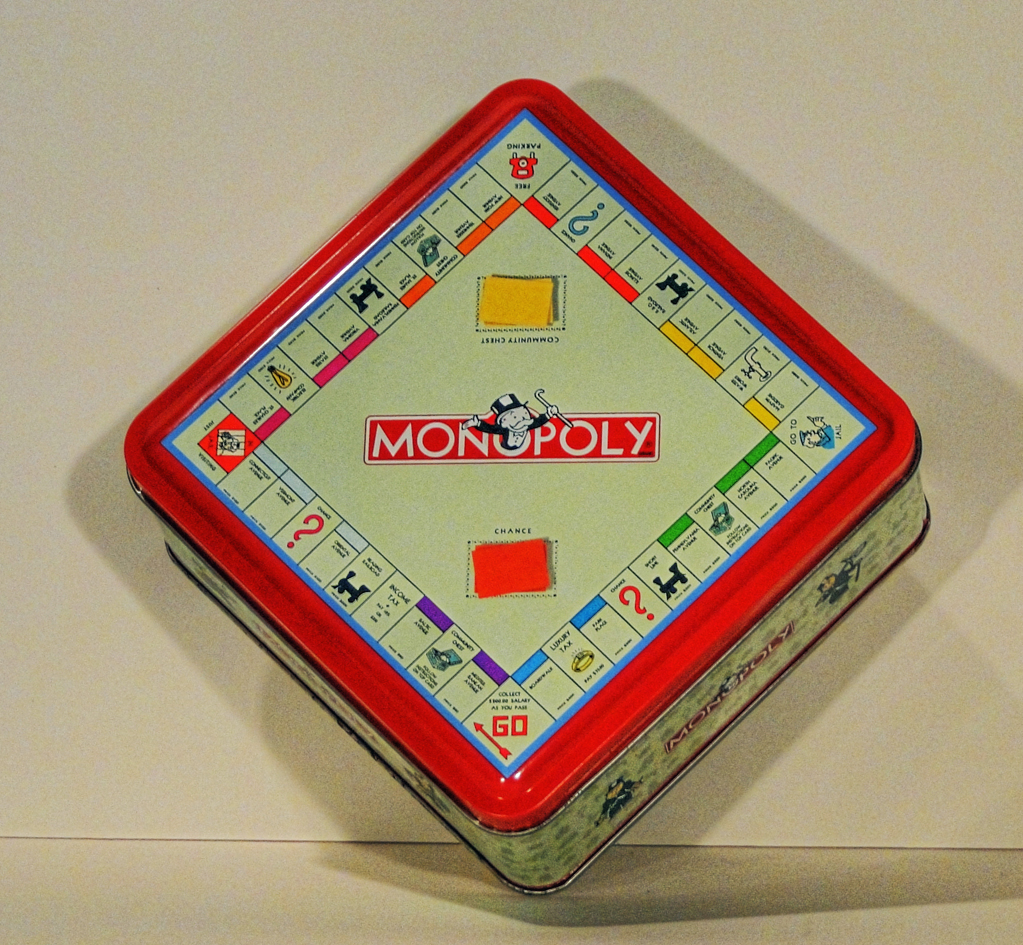 Monopoly Tin with Orginal Cookies