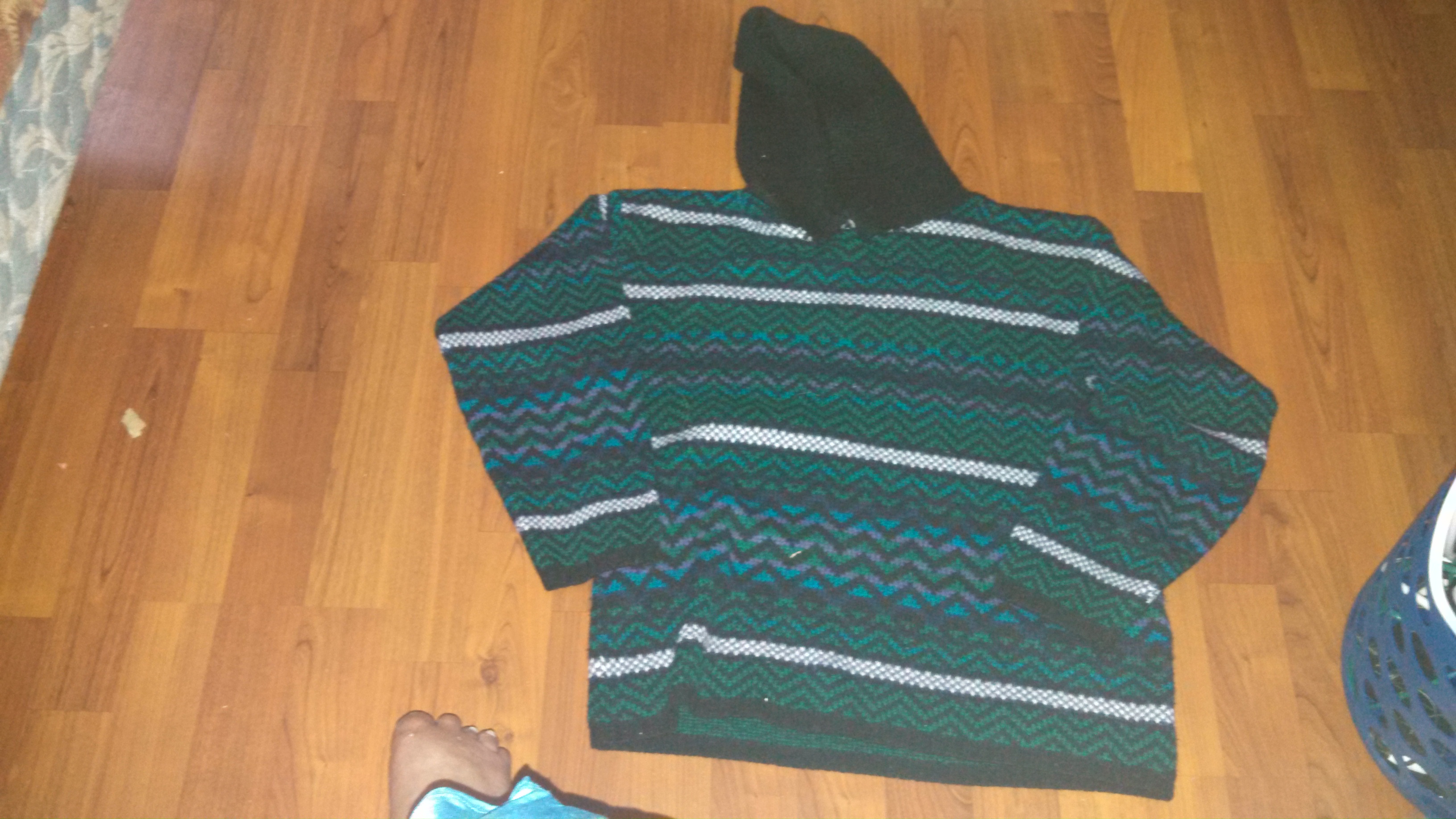 Boys Size 12-14 Sweater with hood