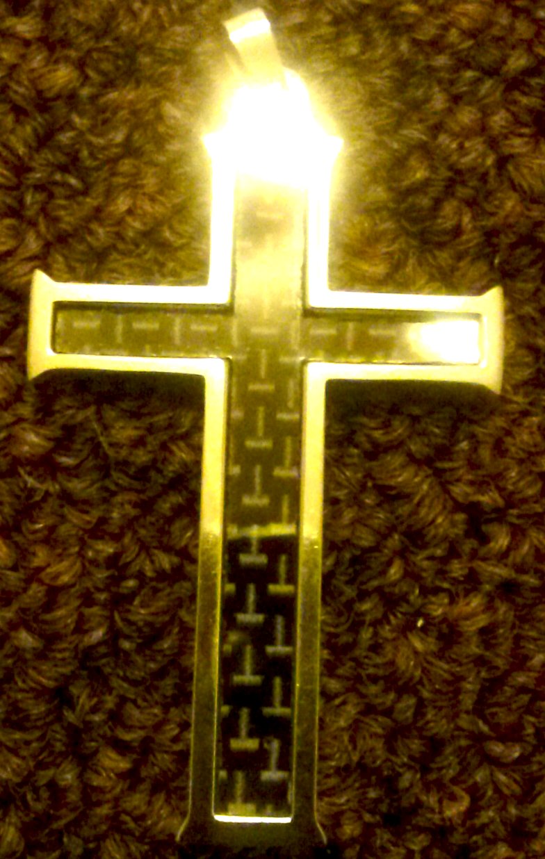 Woven Cross pendant