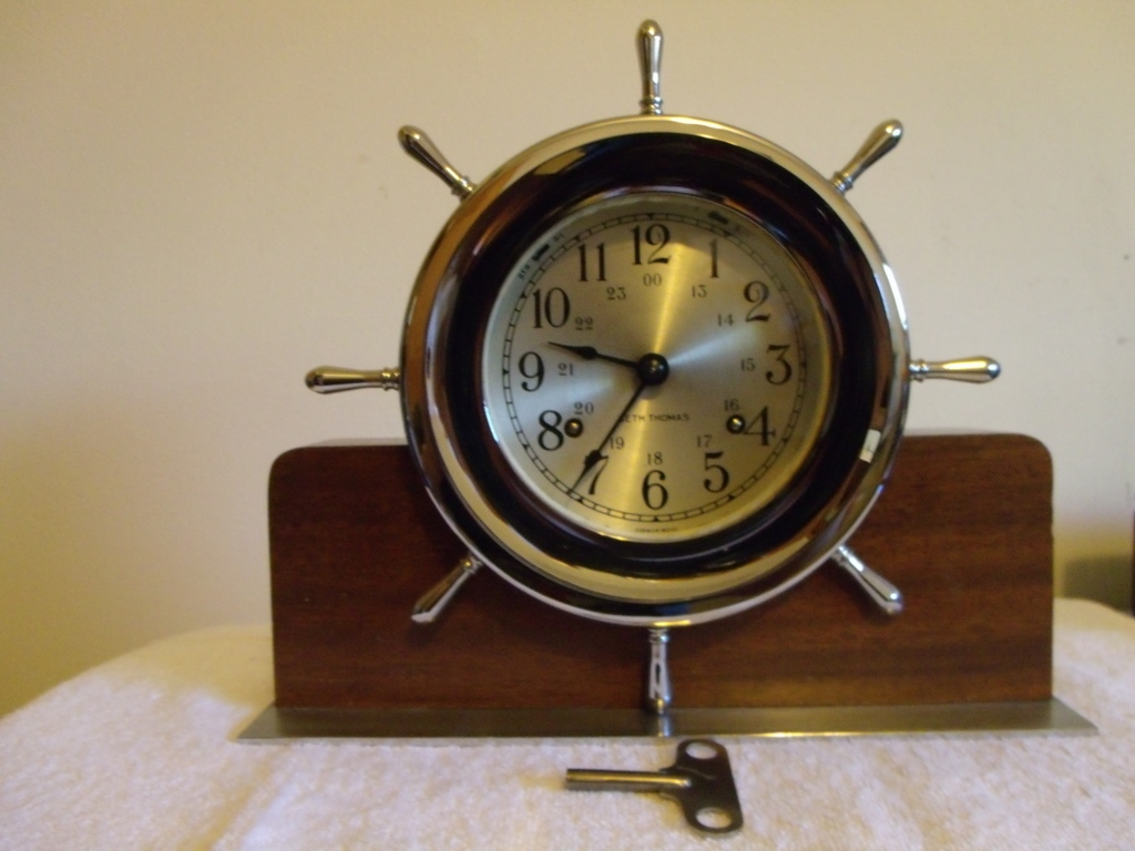 Seth Thomas Unique Clock- Ship Captain\'s