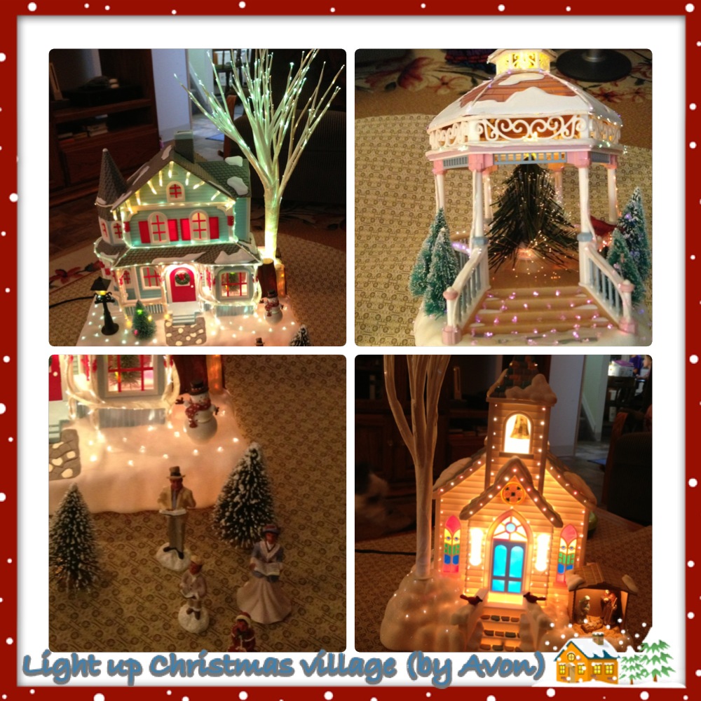 Lighted Christmas Village Pieces