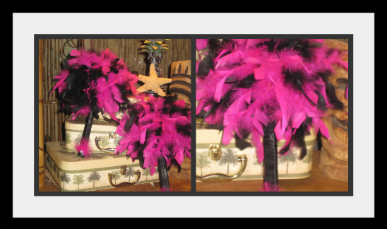 Bridesmaid Feather Wedding Bouquet - NEW
