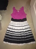 Pink, black and white \"Candie\'s\" dress