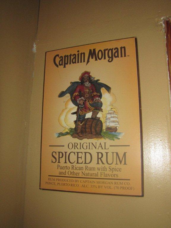 Captain Morgan sign for sale