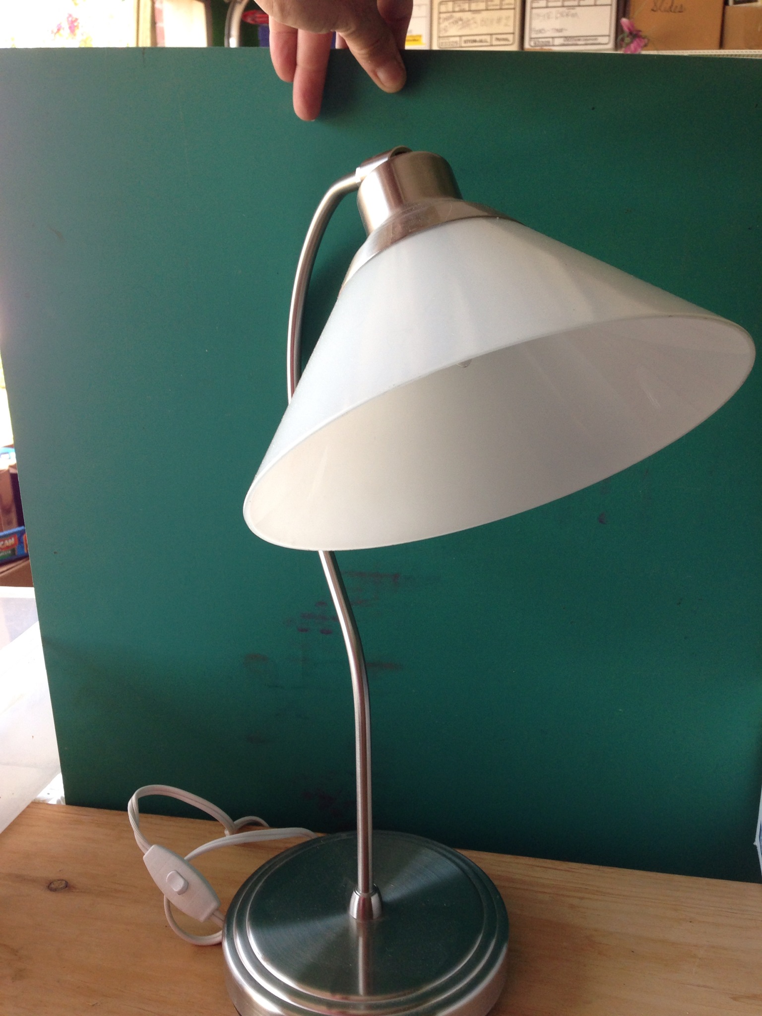 Brushed nickel Desk lamp
