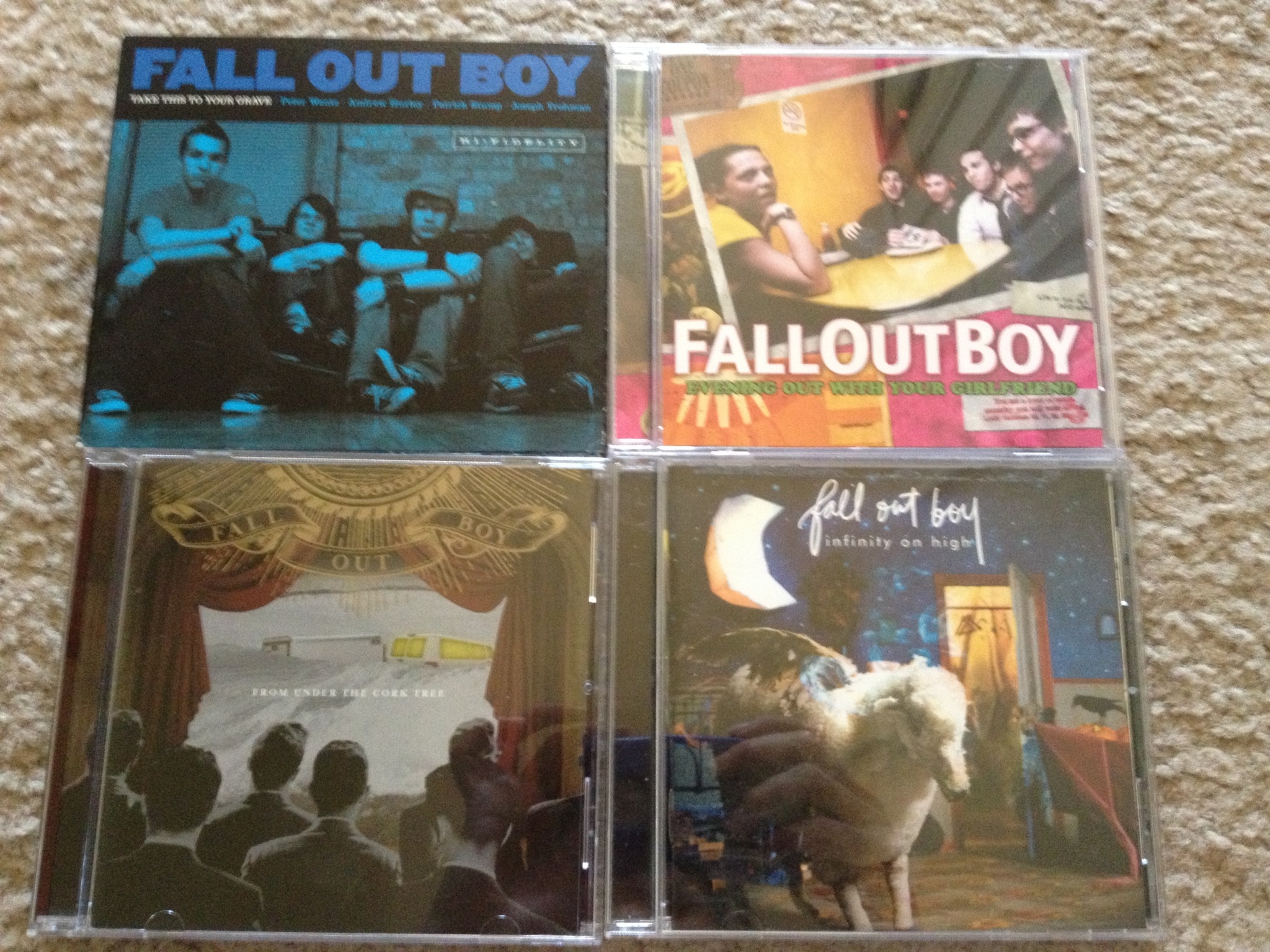 4 Fall Out Boy CDs