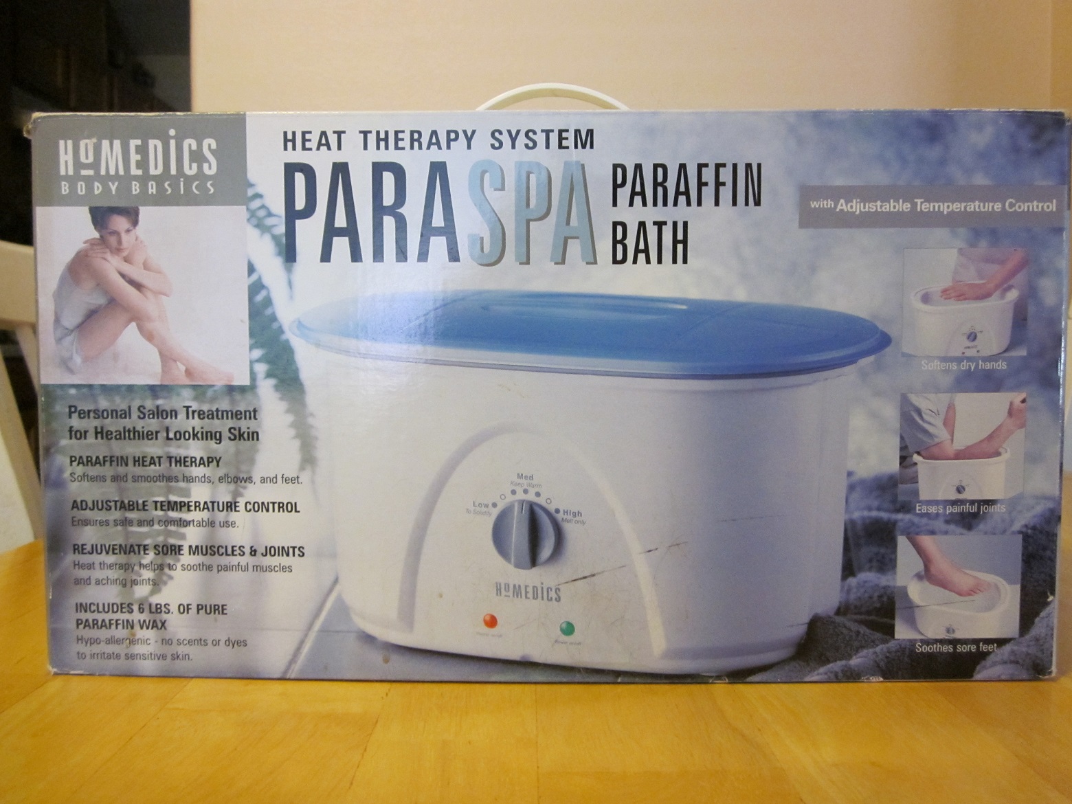 Homedics Body Basics Paraspa Paraffin Bath