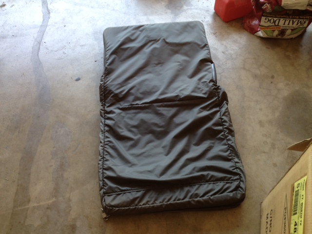 Samsonite grey garment bag - $25 (Benbrook)