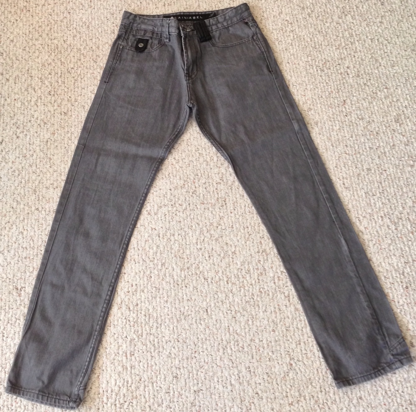 Cain and Abel Grey Jeans