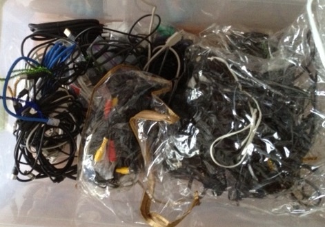 Cables, cables, and more cables!  $5 for lot