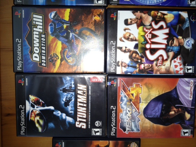 Assorted PS2 games $8 each