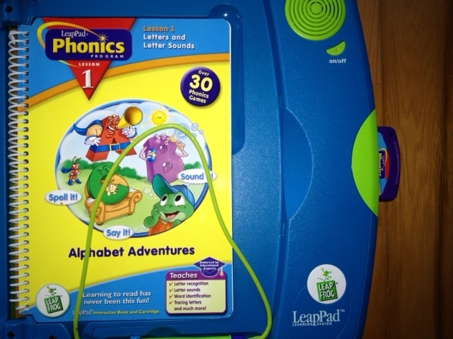 Leap Pad system with phonics game  $15