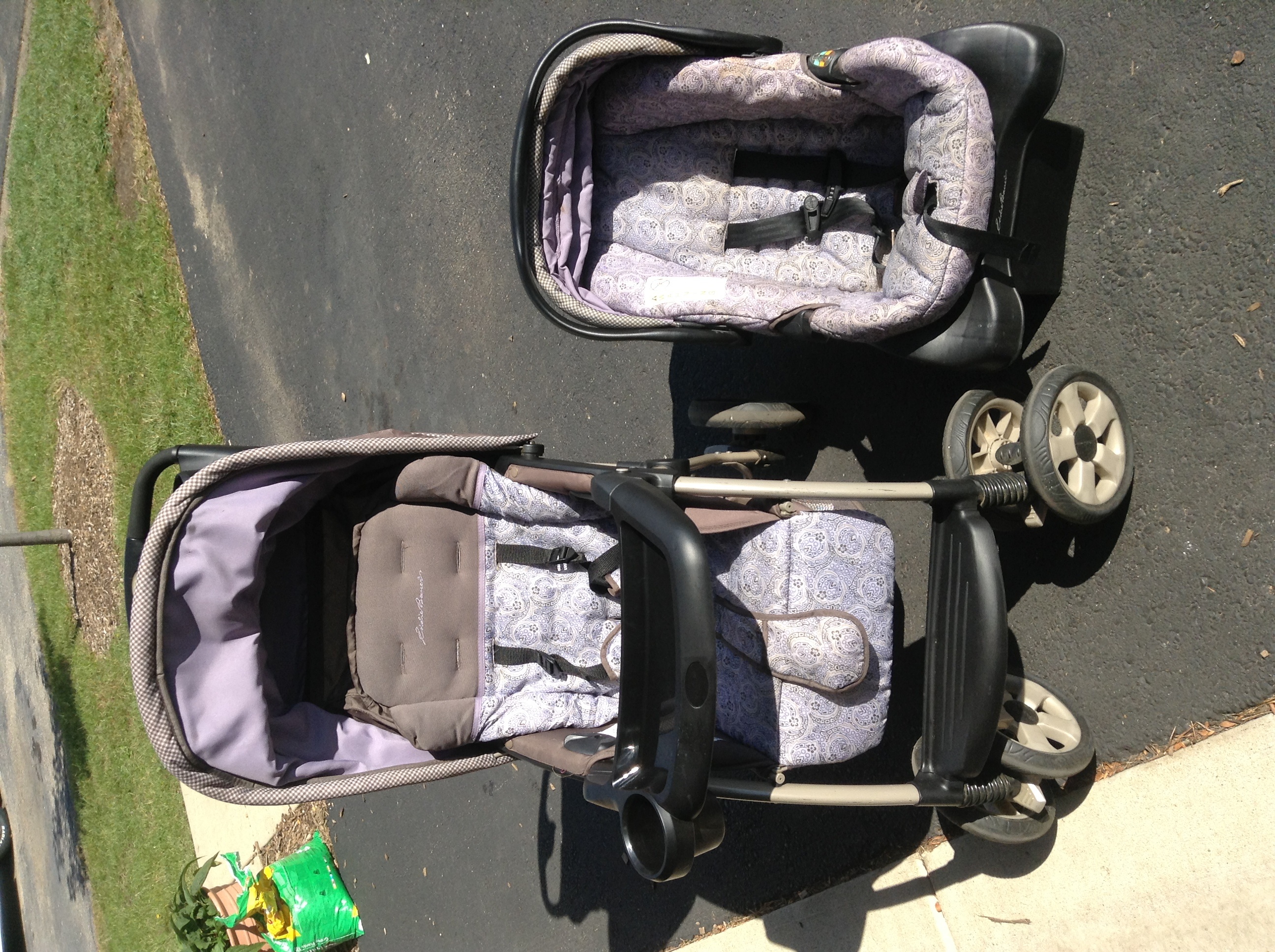 Eddie Bauer stroller/infant car seat