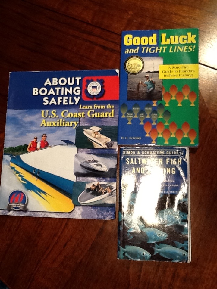 Boating and fishing books $5 for all