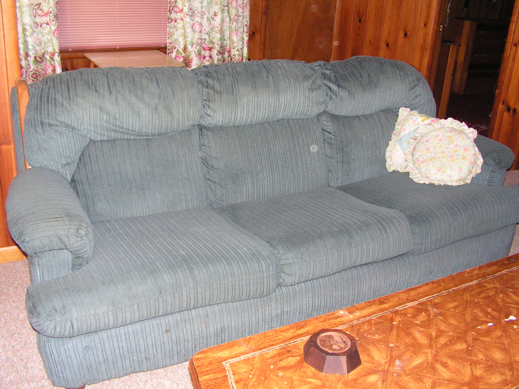 !Today only!  Overstuffed Couch and Chair with Ottoman