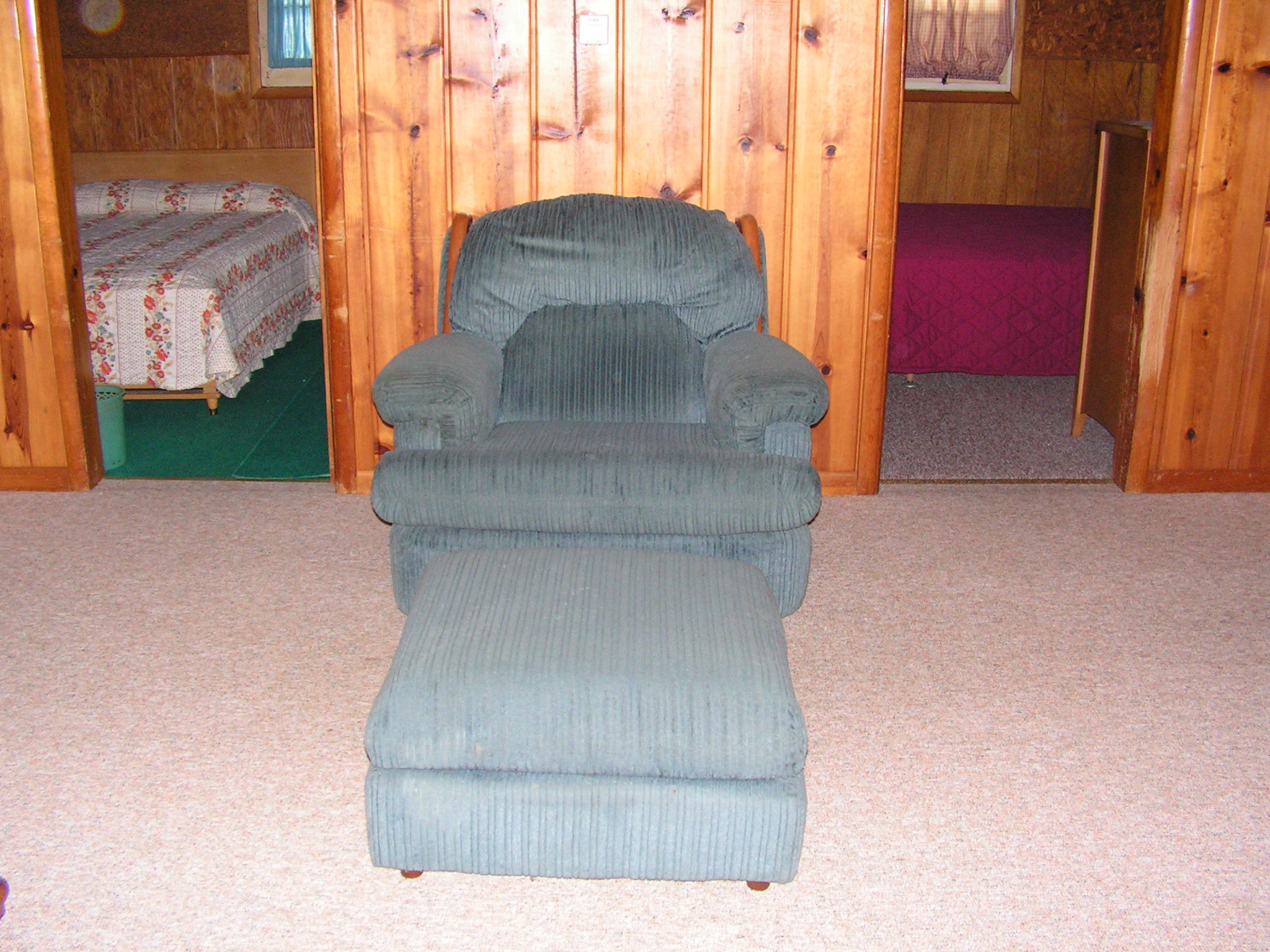 !Today only!  Overstuffed Couch and Chair with Ottoman - cont