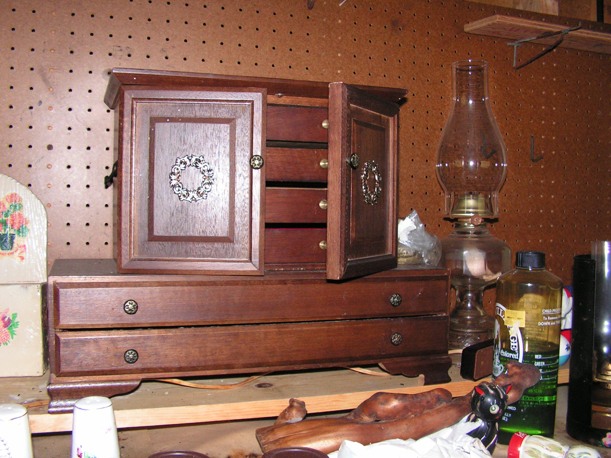 6 drawer Wood Jewelry Box