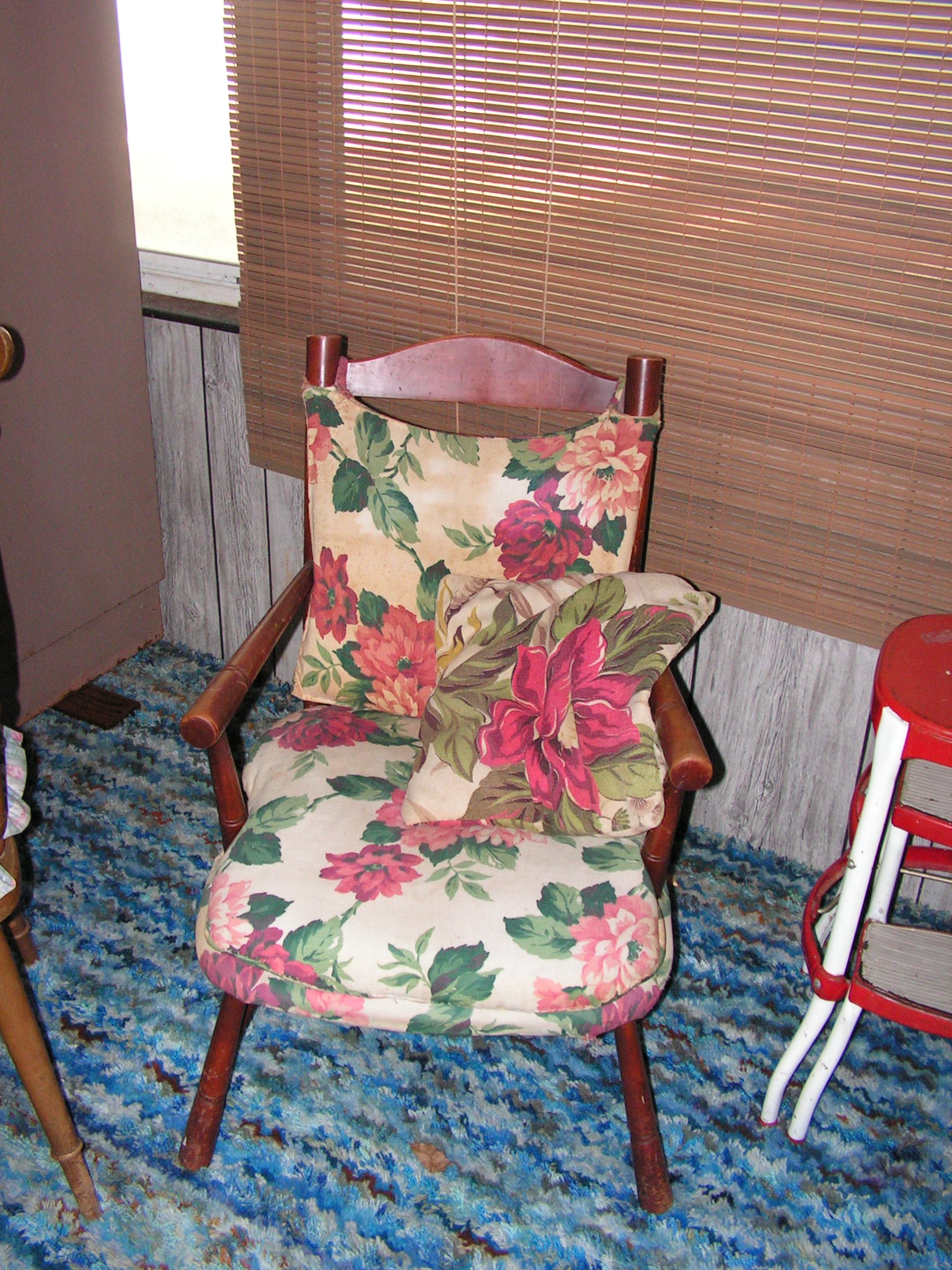 Wooden Chair / Cushions