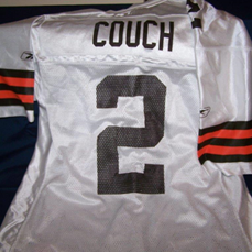 Couch Browns jersey