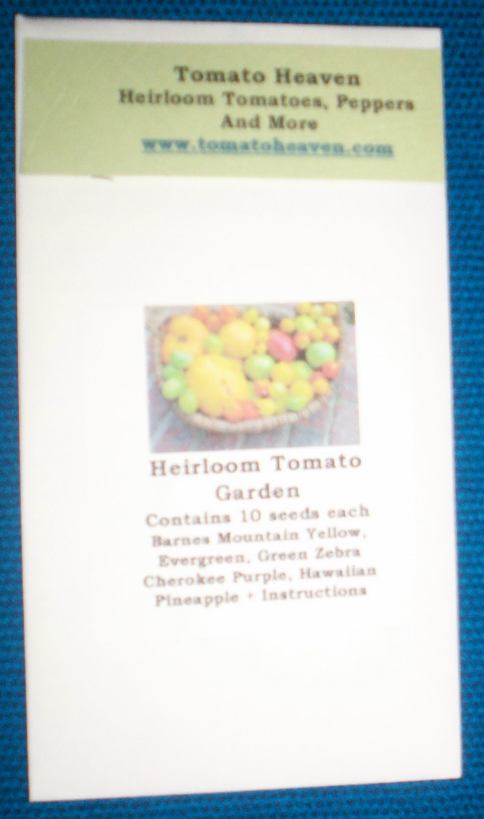 Heirloom Tomato Garden Pack