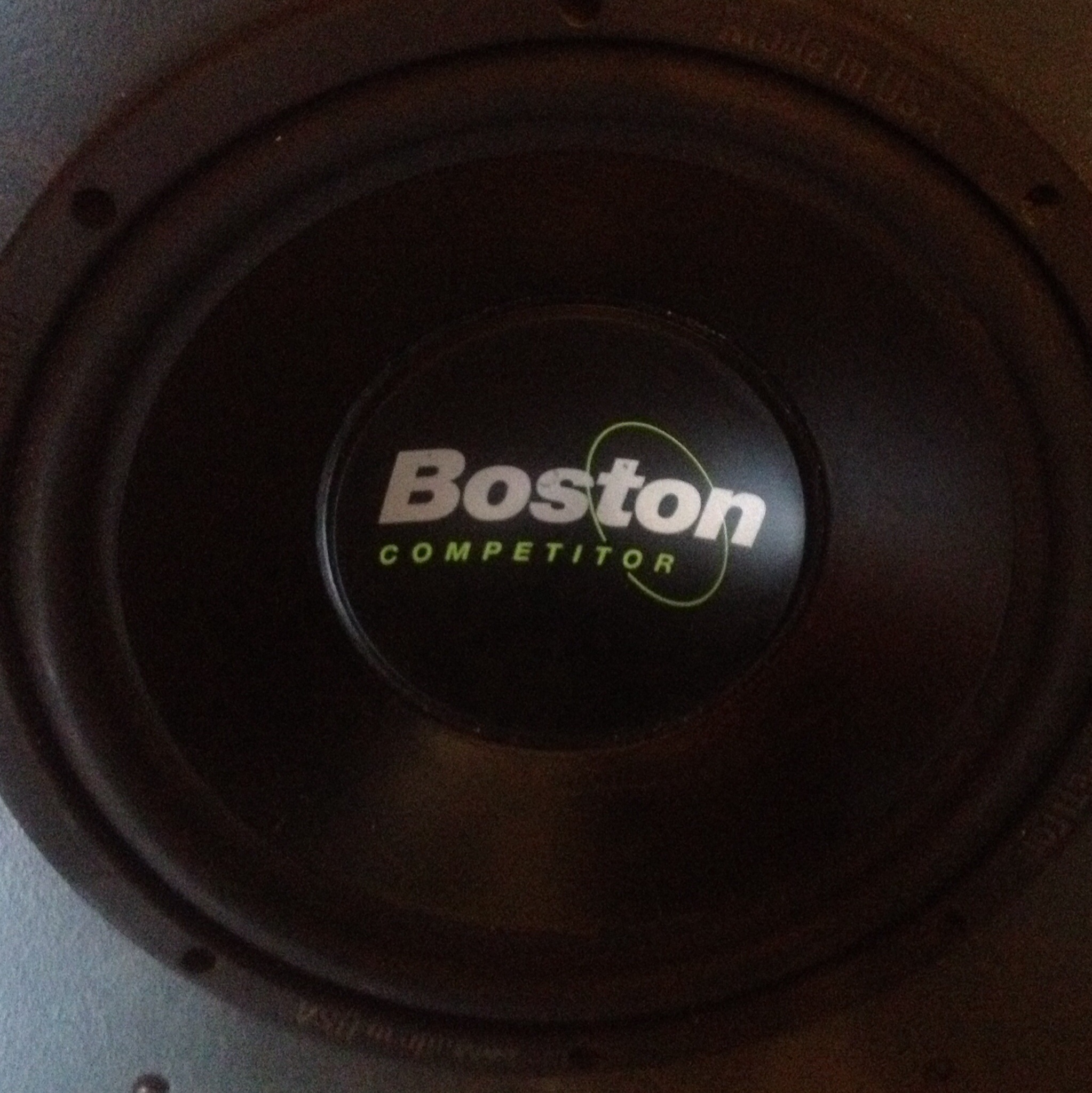 Boston competitor 10\" subwoofer in box..