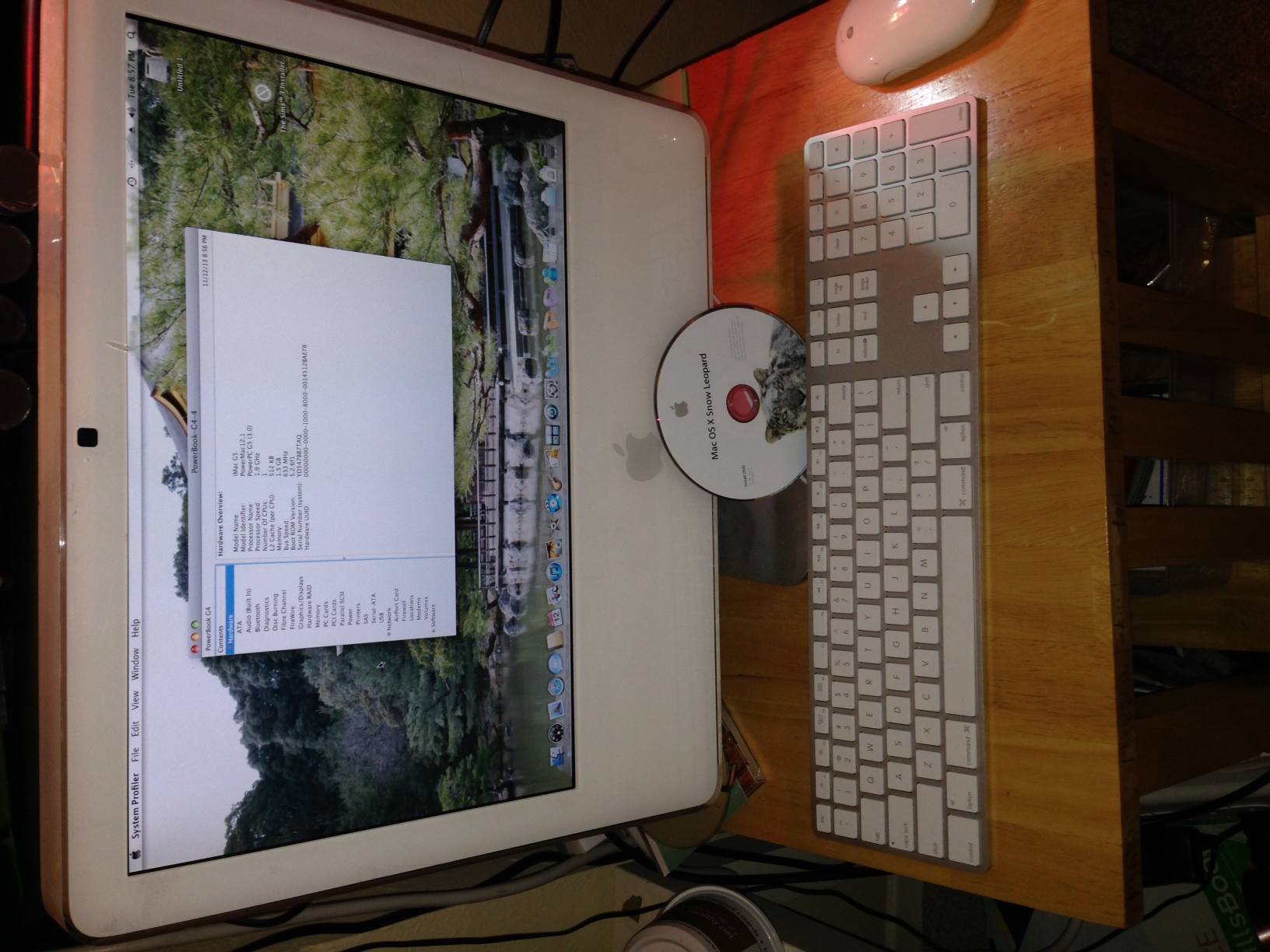 iMac, Keyboard, and Mouse