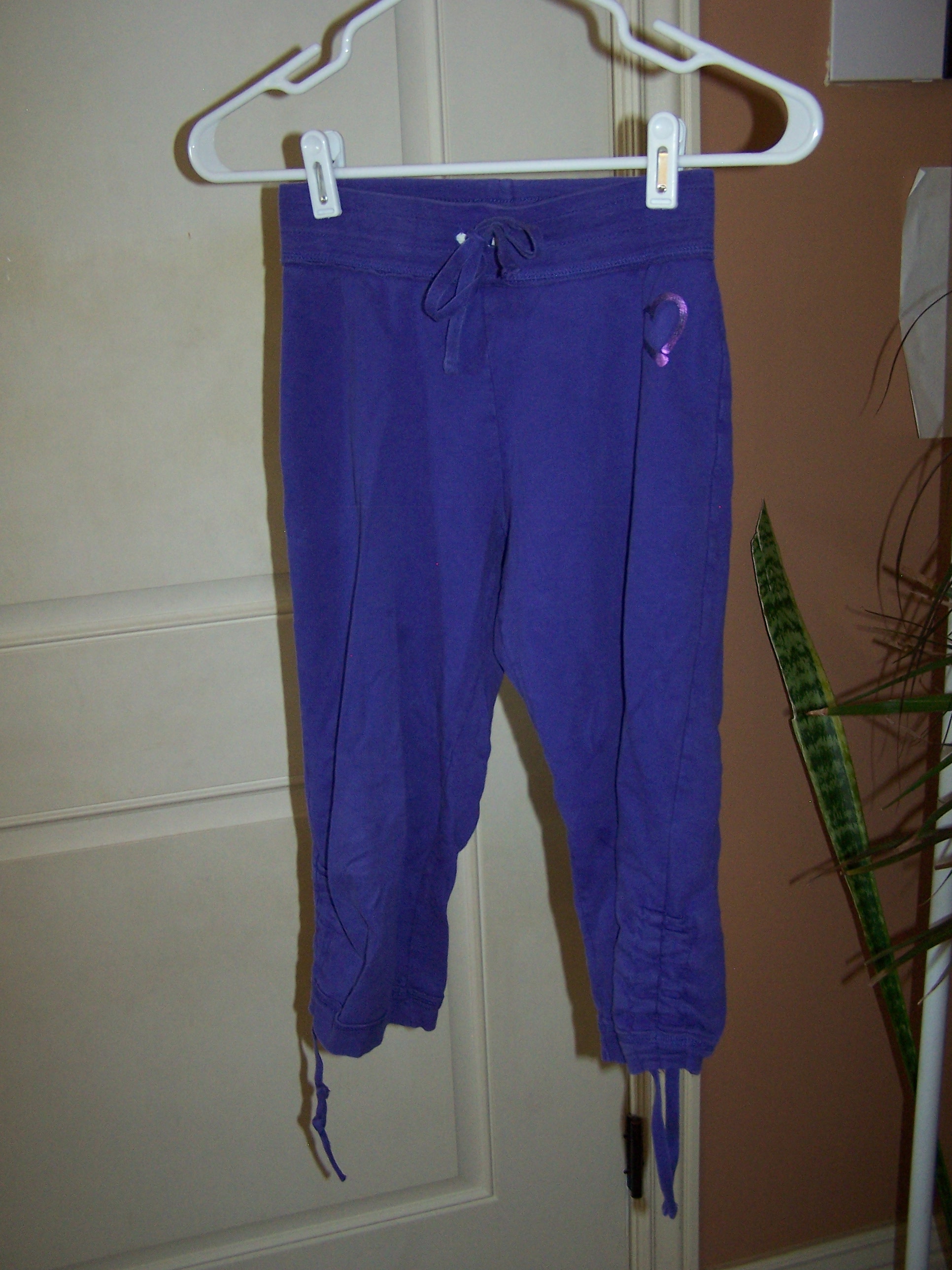 Purple Heart Capri pants