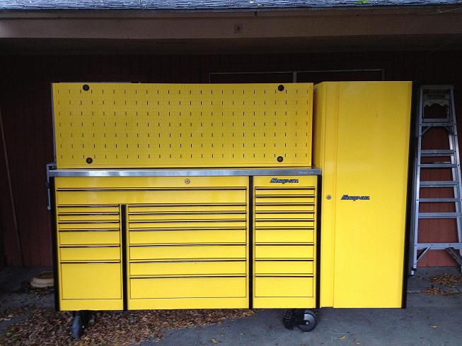 72\" Snap-On Tool Box w/Hutch & Locker in HighlandPark's Garage Sale