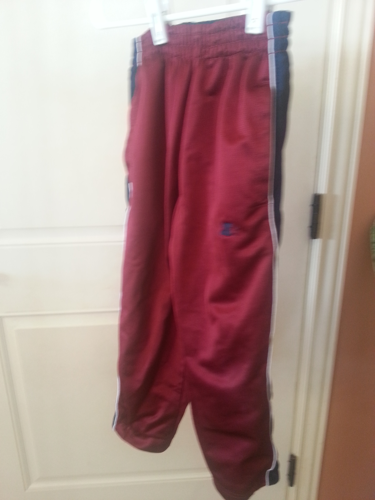 Reversible sweat pants with zip sides size 6-7