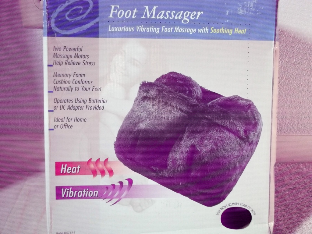 Luxurious Vibrating Foot Massager w/Soothing Heat