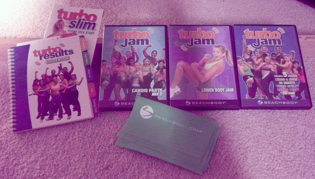 Turbo Jam 7 Workout DVD Set w/Guidebook & Resistance Band