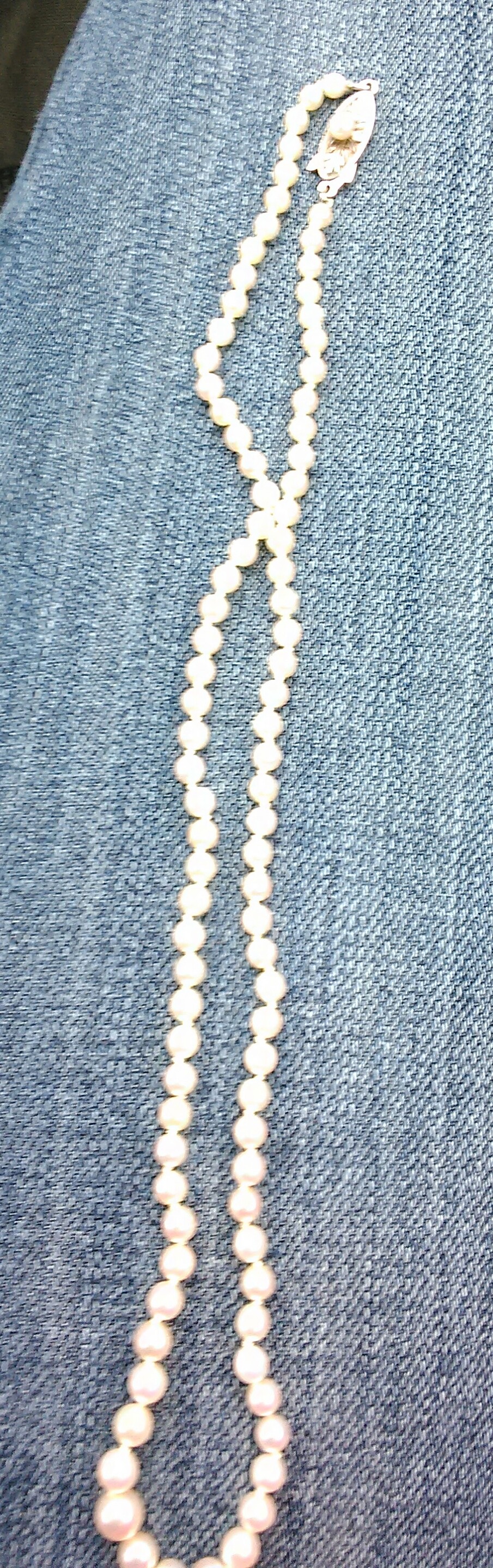 White Real Pearl Necklace