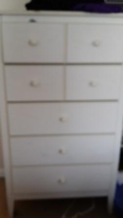 Set of Five Drawers - White