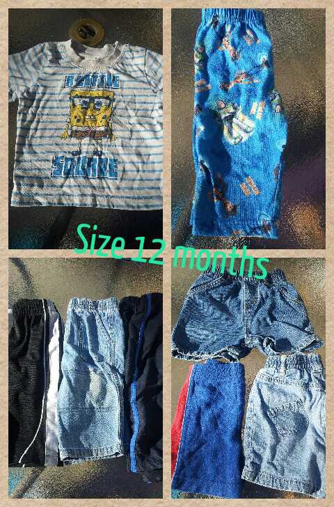 Boys Clothes 12 months 8 items