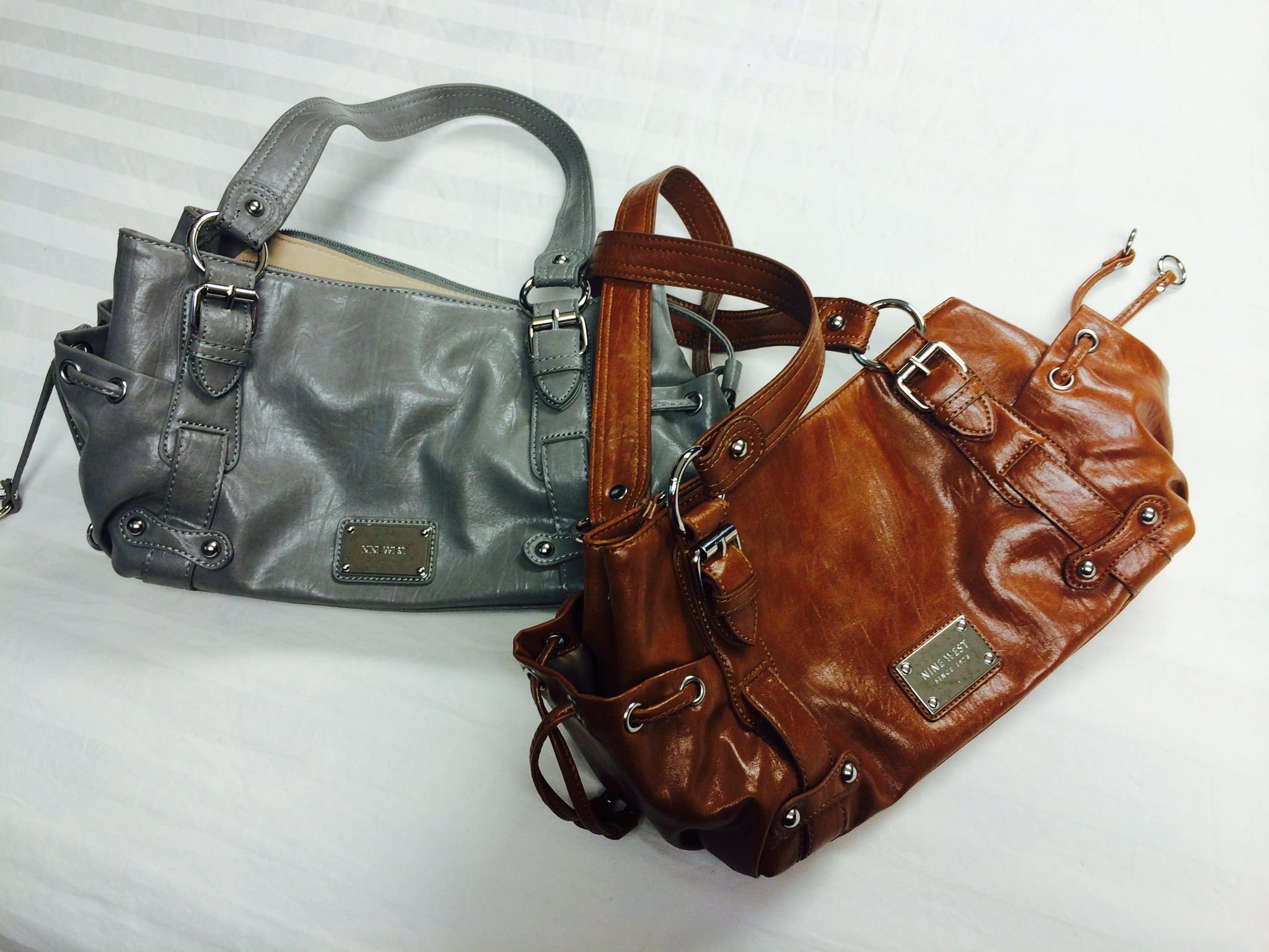 Handbags Nine West Brown and Gray