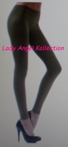 Women\'s Footless Elastic Leggings- olive(BRAND NEW)