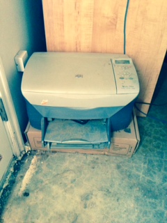 hewlett printer, copier, scanner just needs ink.