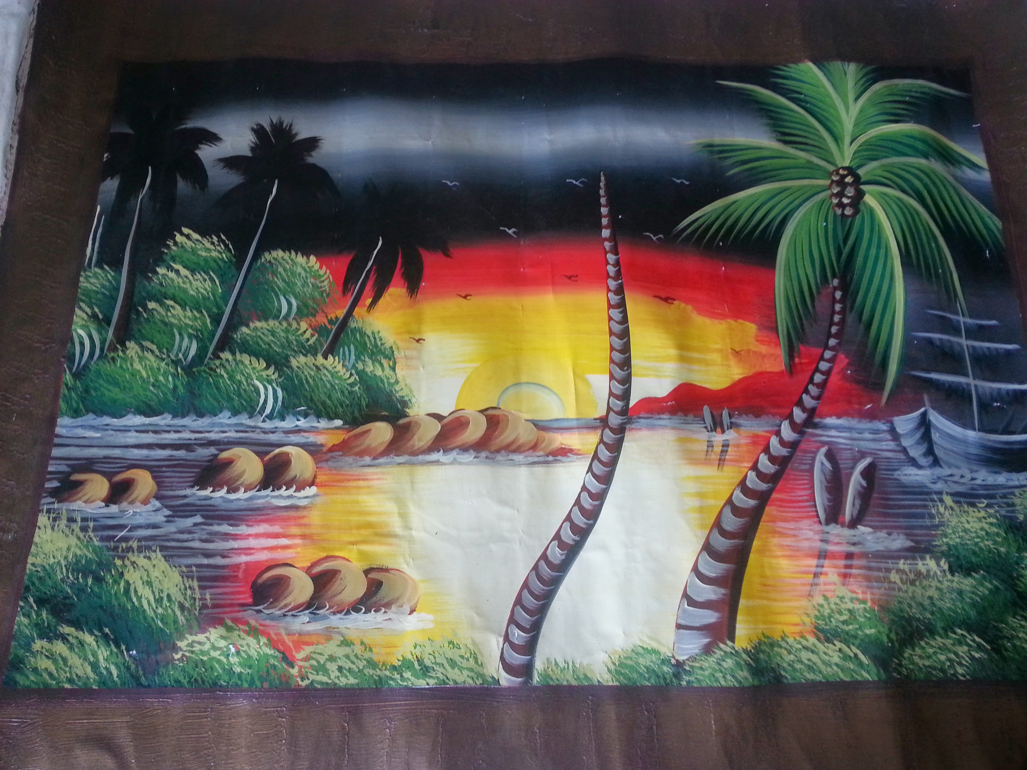 Hand Painted Canvas, Dominican Republic